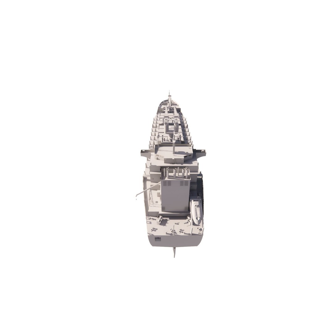 Bulk Carrier Ship 3D Model – Rigged Industrial Vessel, FBX & OBJ - View 8