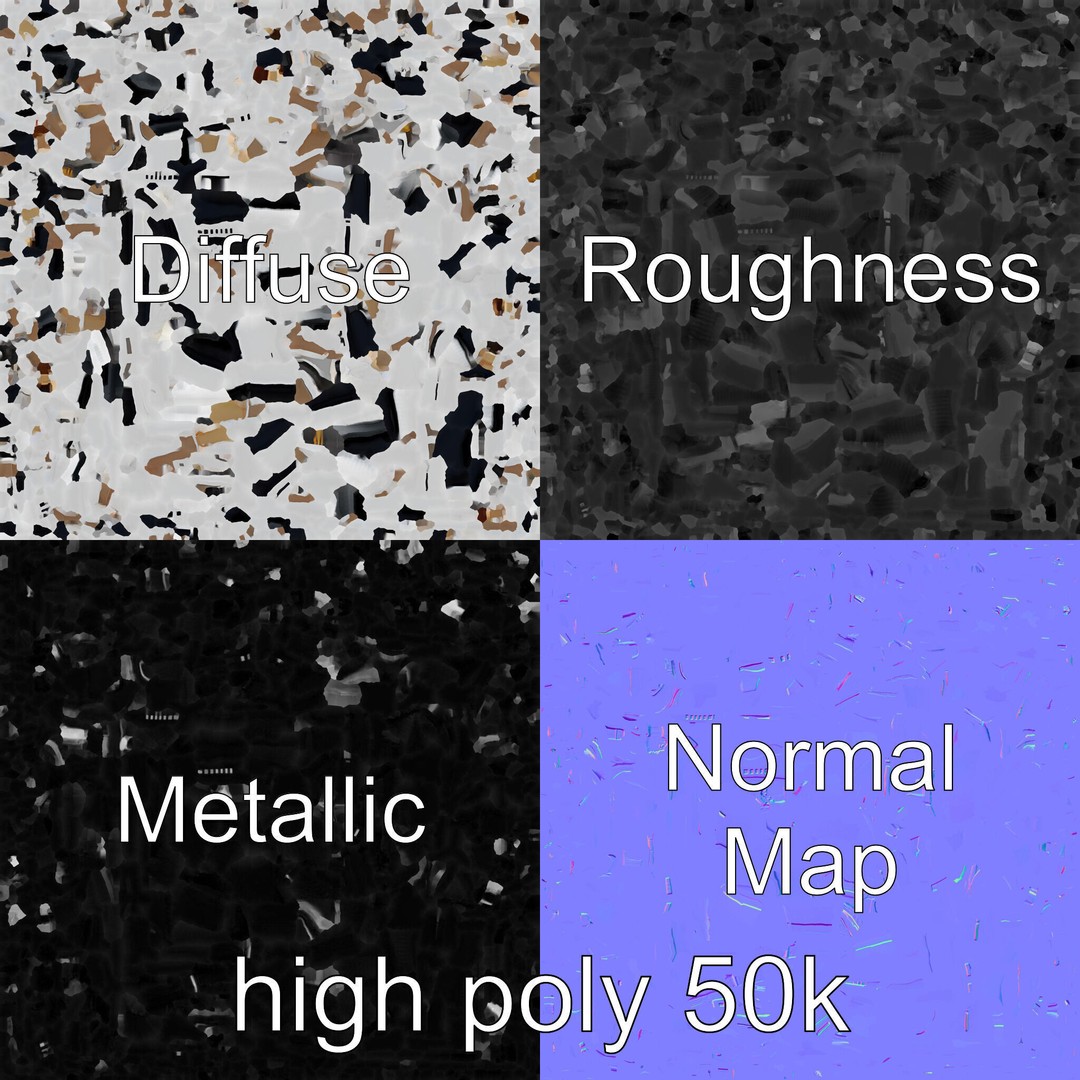 Mega Trimaran Yacht 3D Model – Ultra-Futuristic Low Poly Watercraft, FBX - View 3