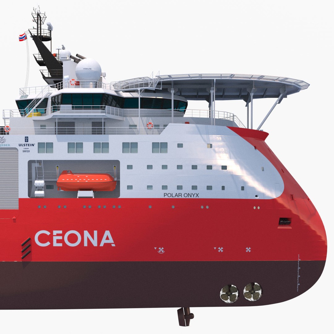 ULSTEIN SX121 Pipelay Vessel 3D Model – High-Detail Industrial Asset, FBX - View 10