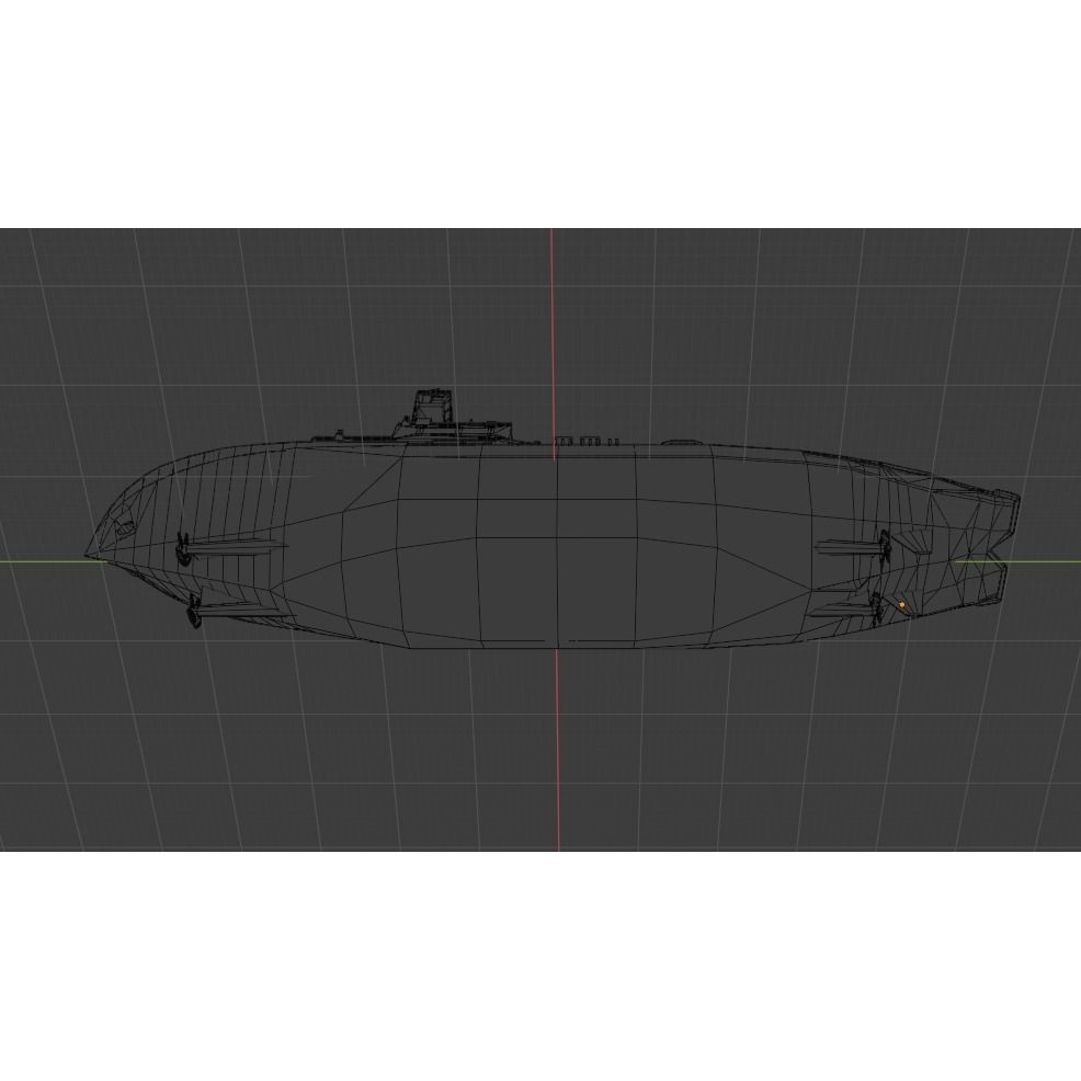 Swedish Atle Class Icebreakers 3D Model – Low Poly Watercraft, Blender, OBJ - View 8