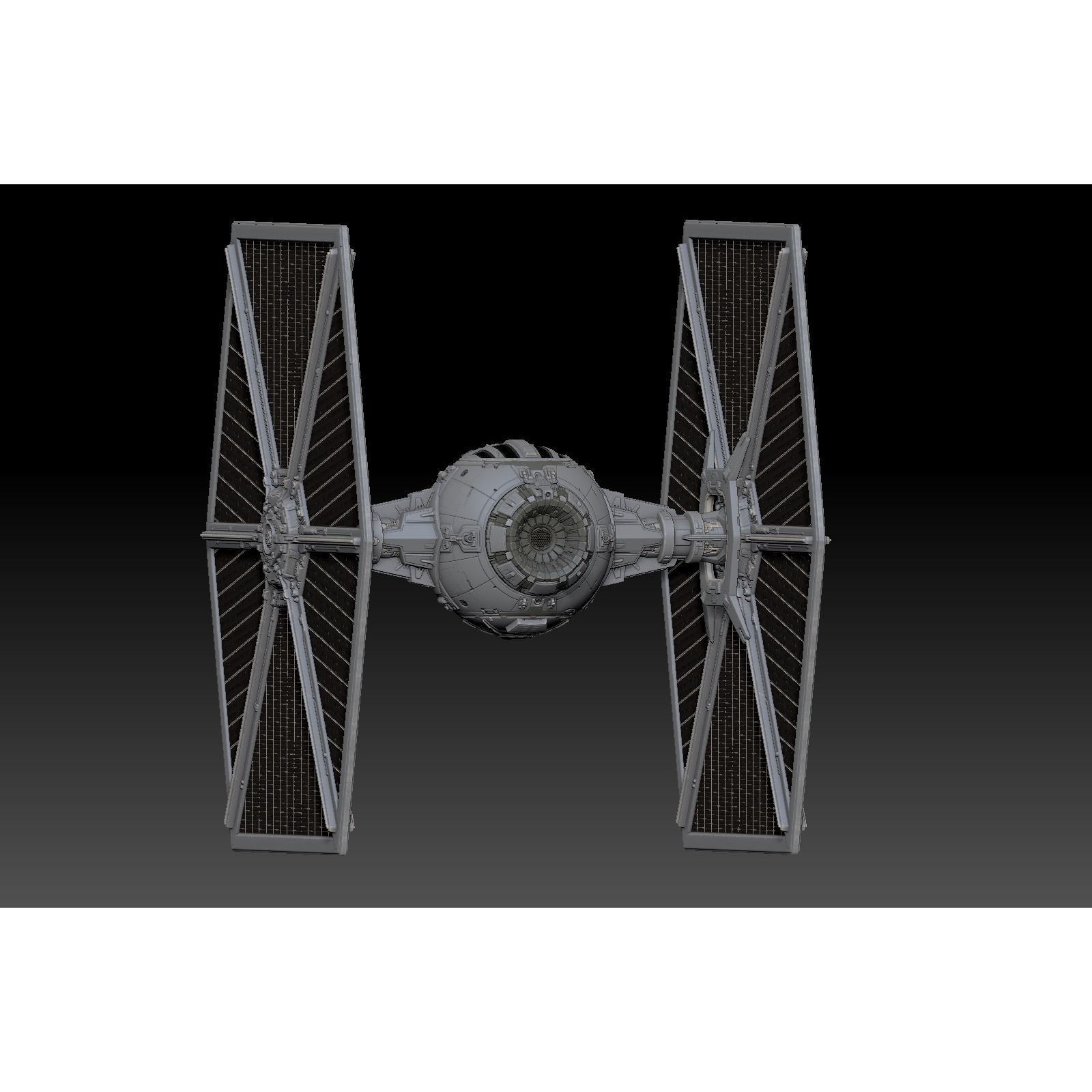 Tie Fighter - PBR Game-Ready 3D Model - View 10