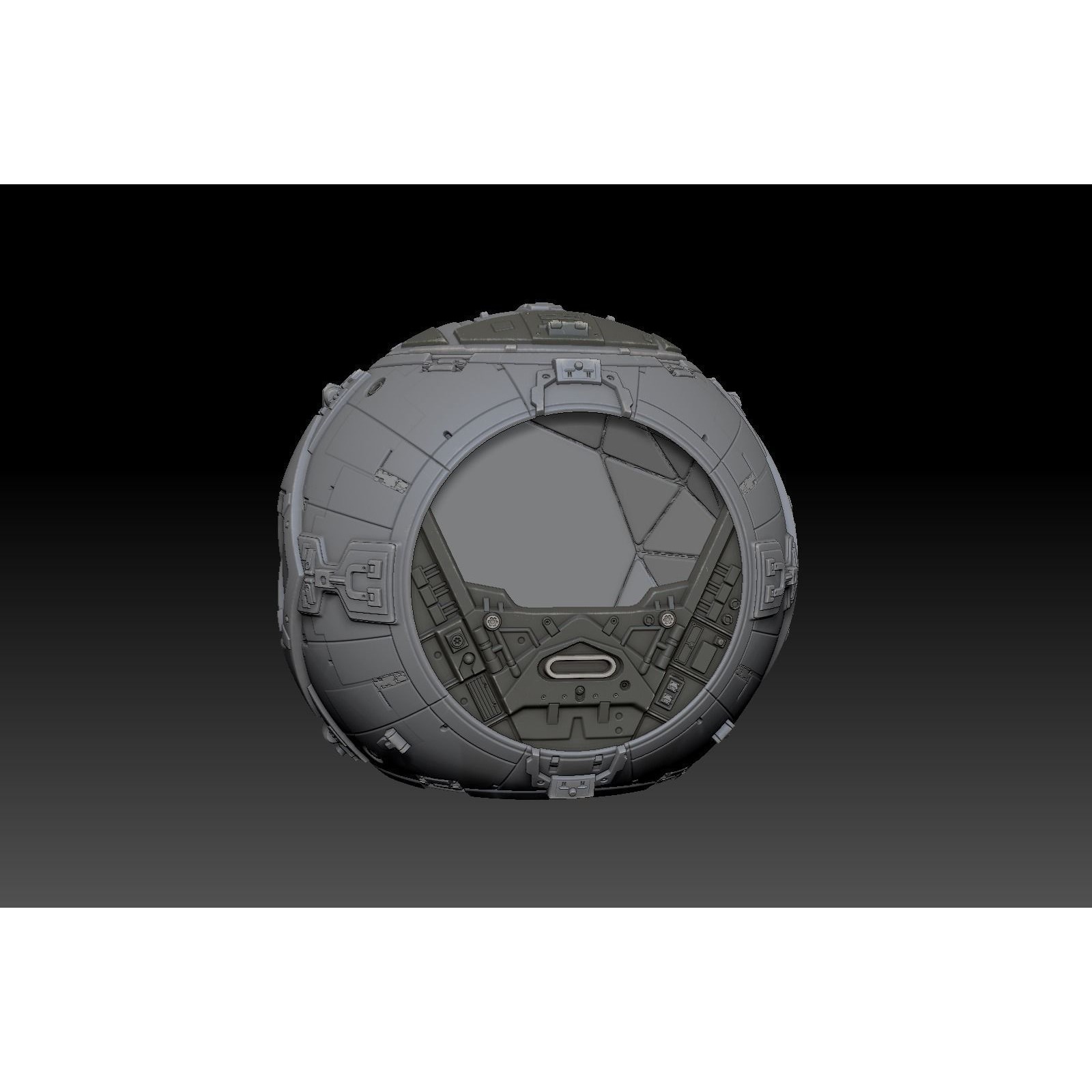 Tie Fighter - PBR Game-Ready 3D Model - View 11