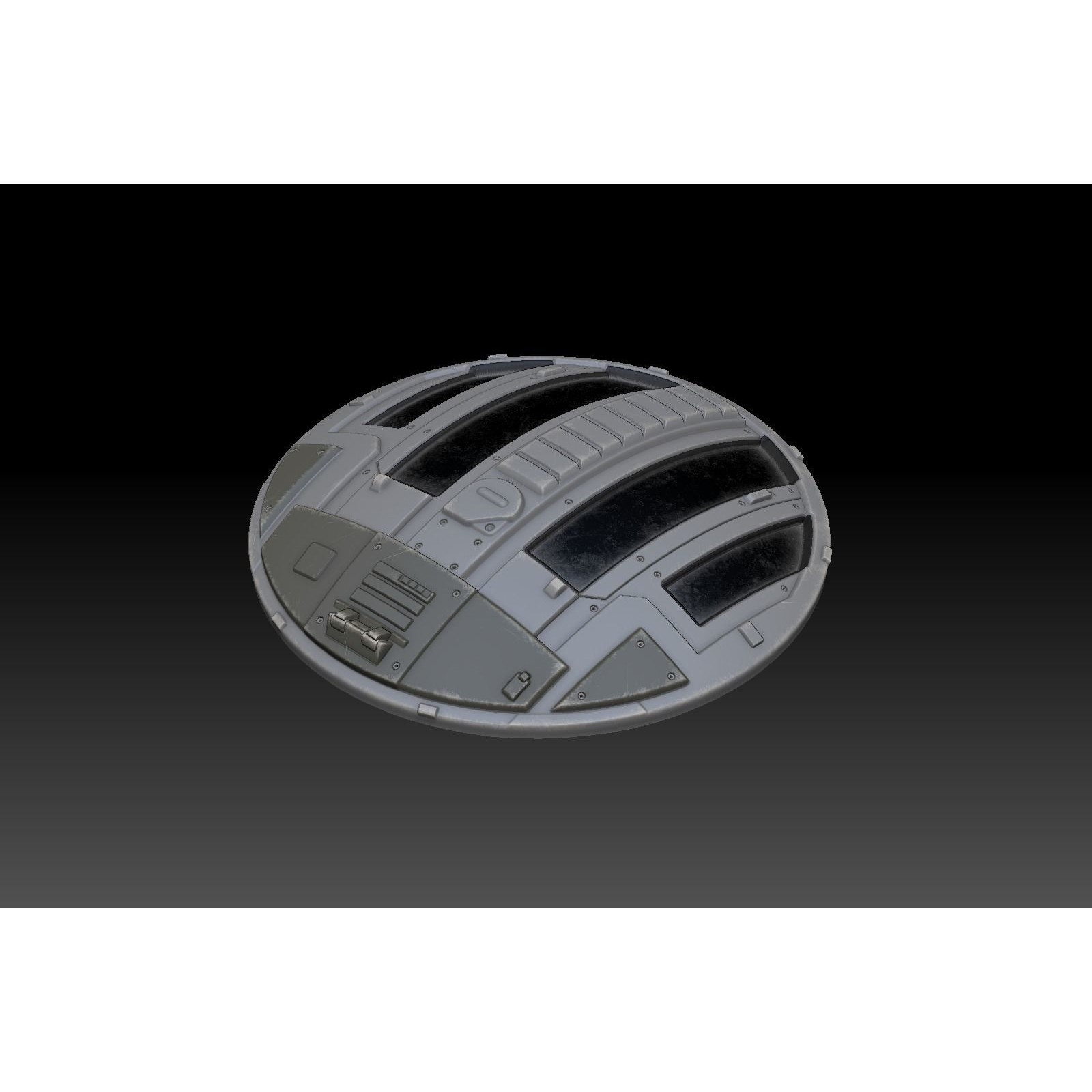 Tie Fighter - PBR Game-Ready 3D Model - View 13