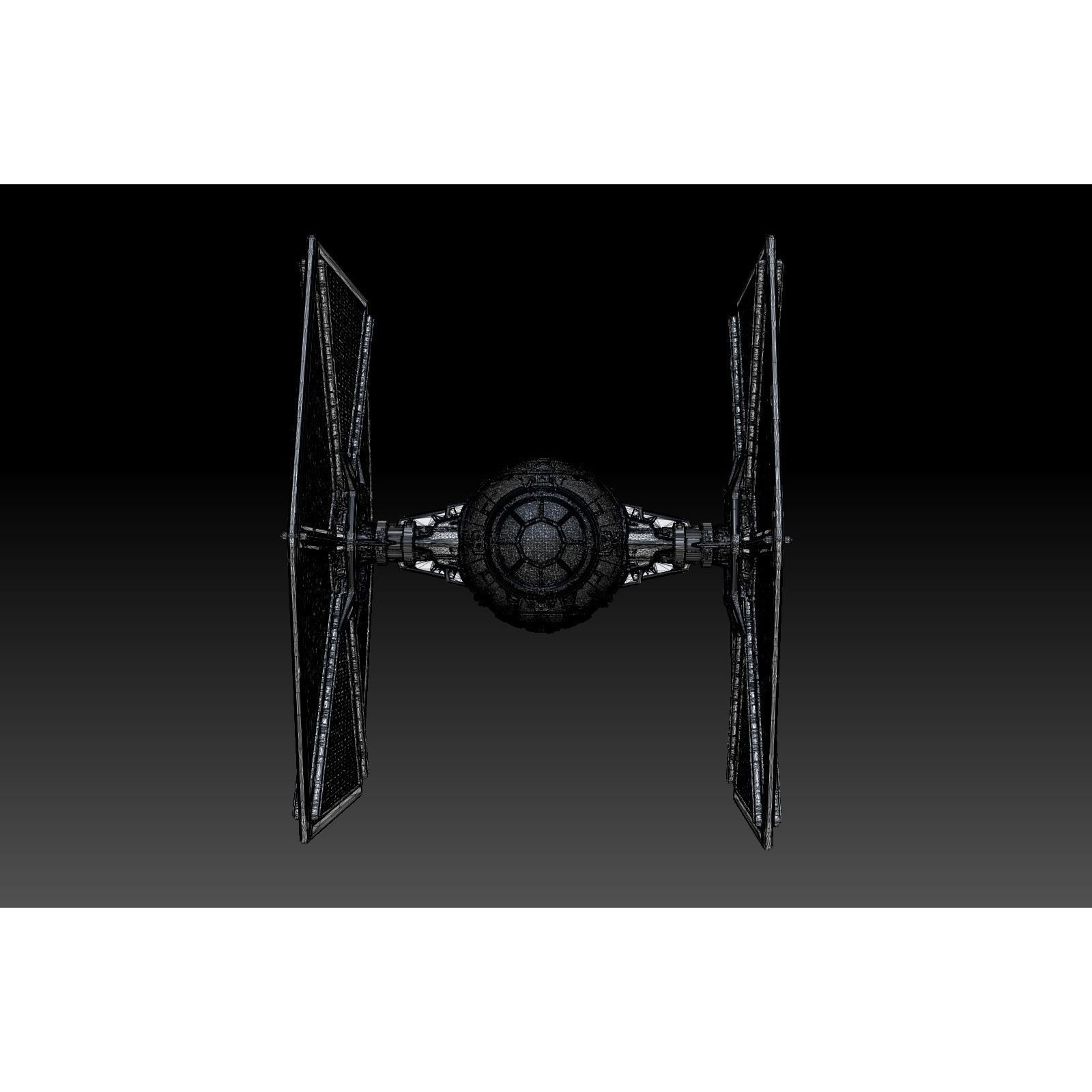 Tie Fighter - PBR Game-Ready 3D Model - View 16