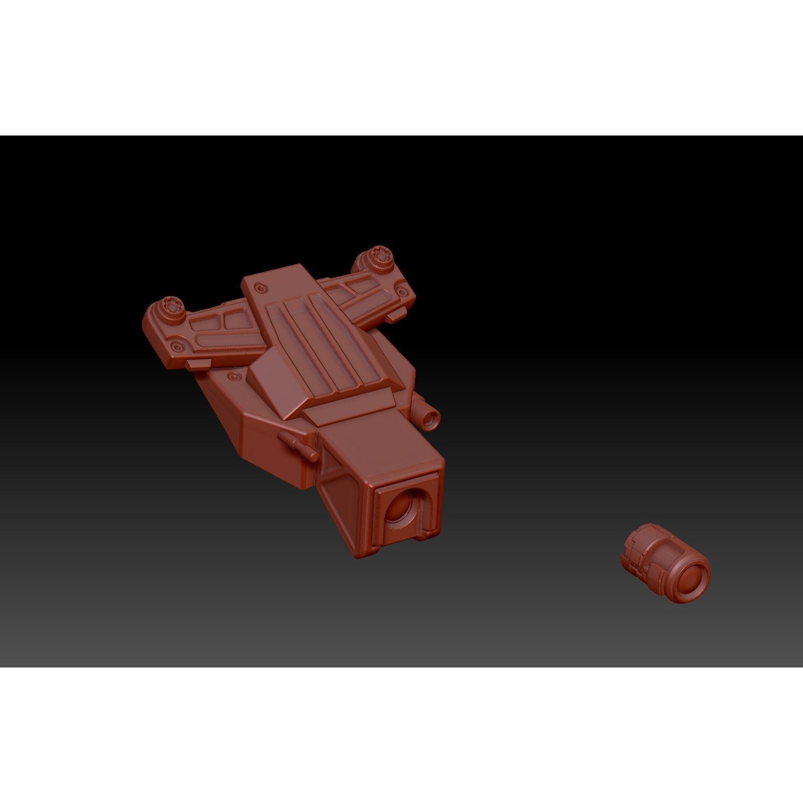 Tie Fighter - PBR Game-Ready 3D Model - View 23