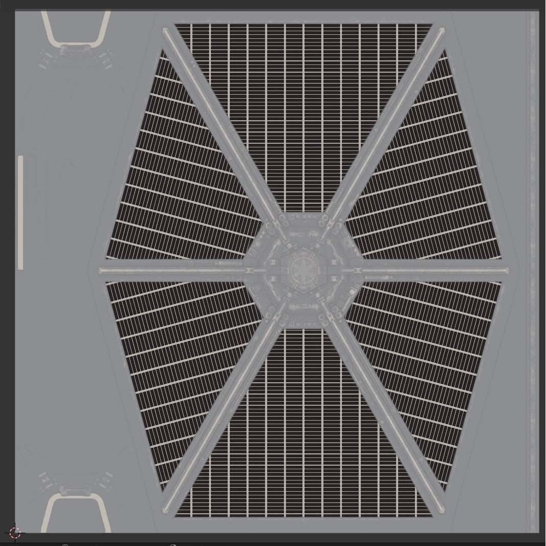 Tie Fighter - PBR Game-Ready 3D Model - View 28