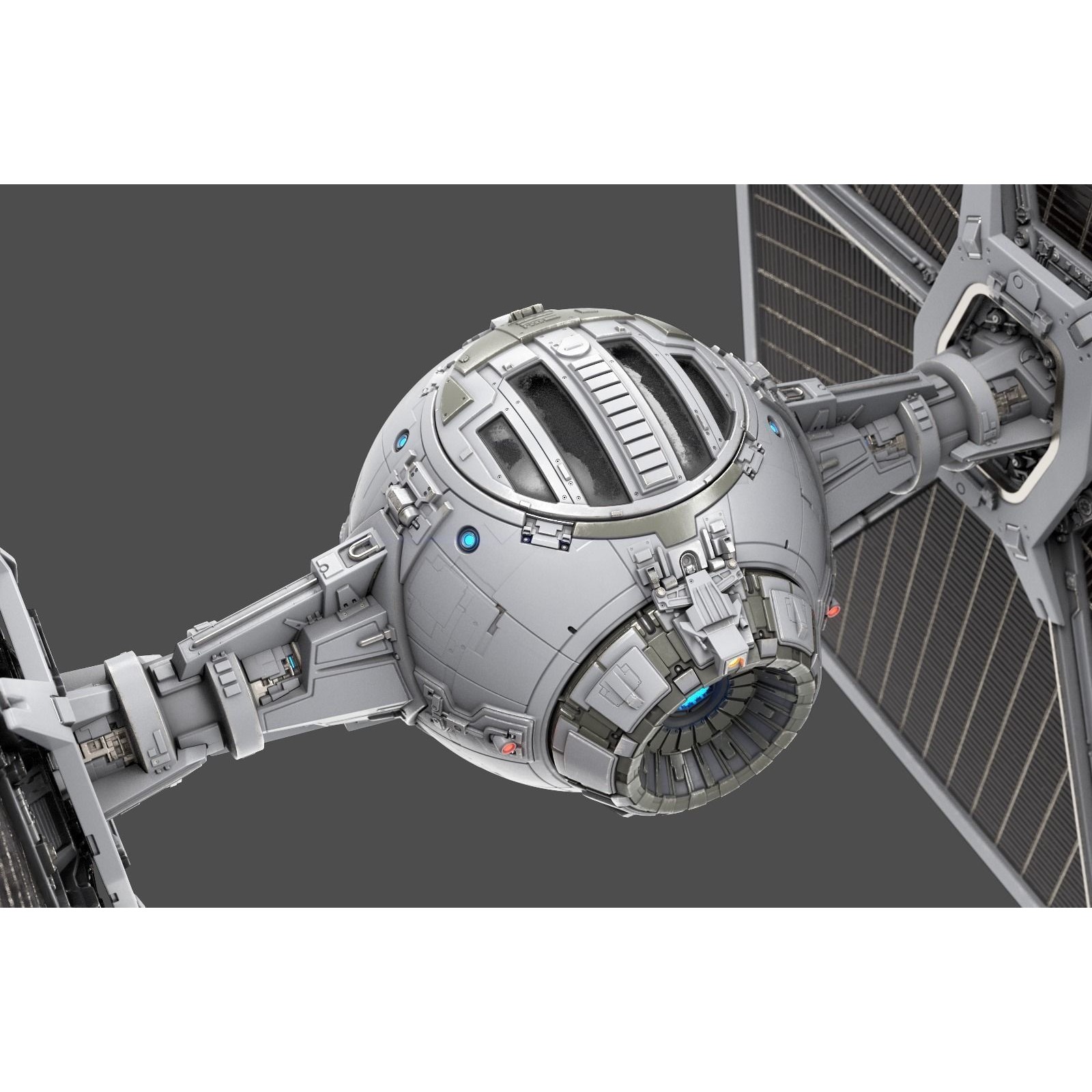 Tie Fighter - PBR Game-Ready 3D Model - View 3