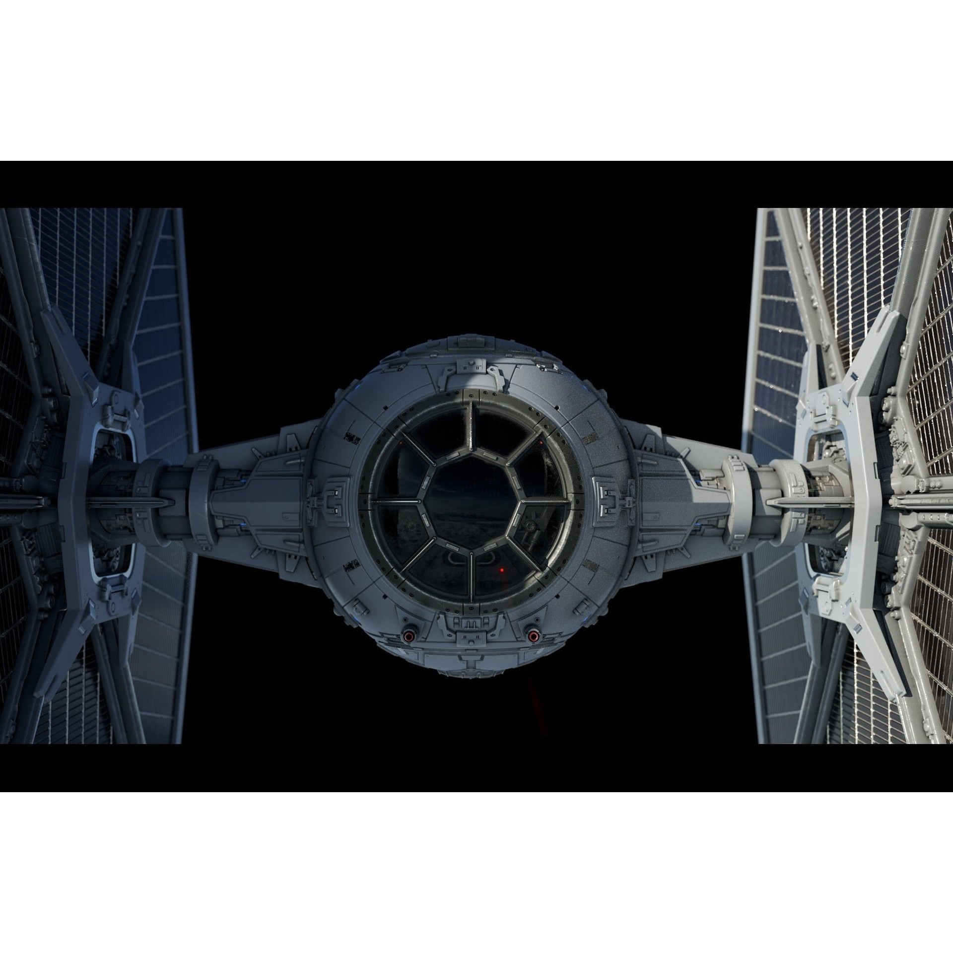 Tie Fighter - PBR Game-Ready 3D Model - View 6