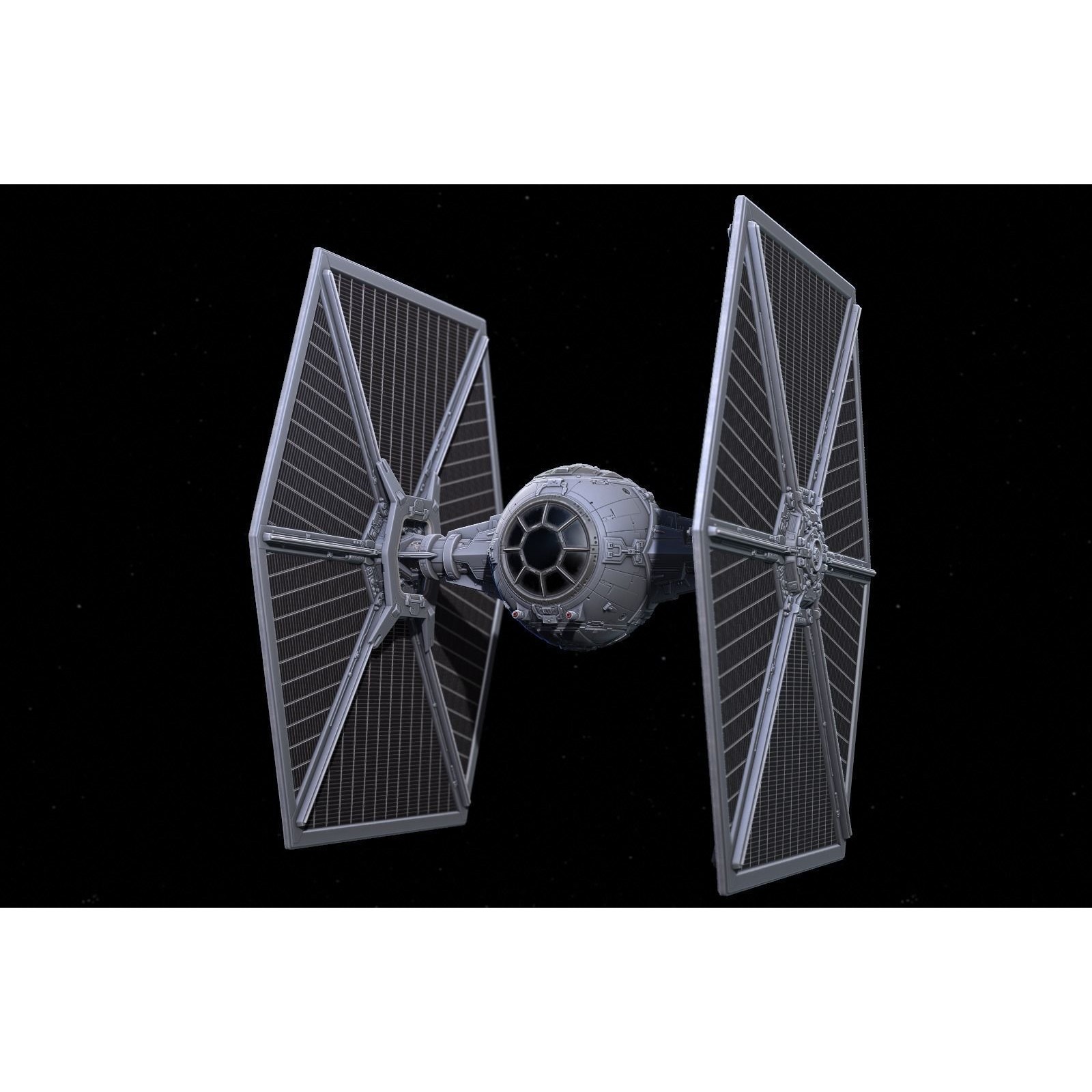 Tie Fighter - PBR Game-Ready 3D Model - View 7