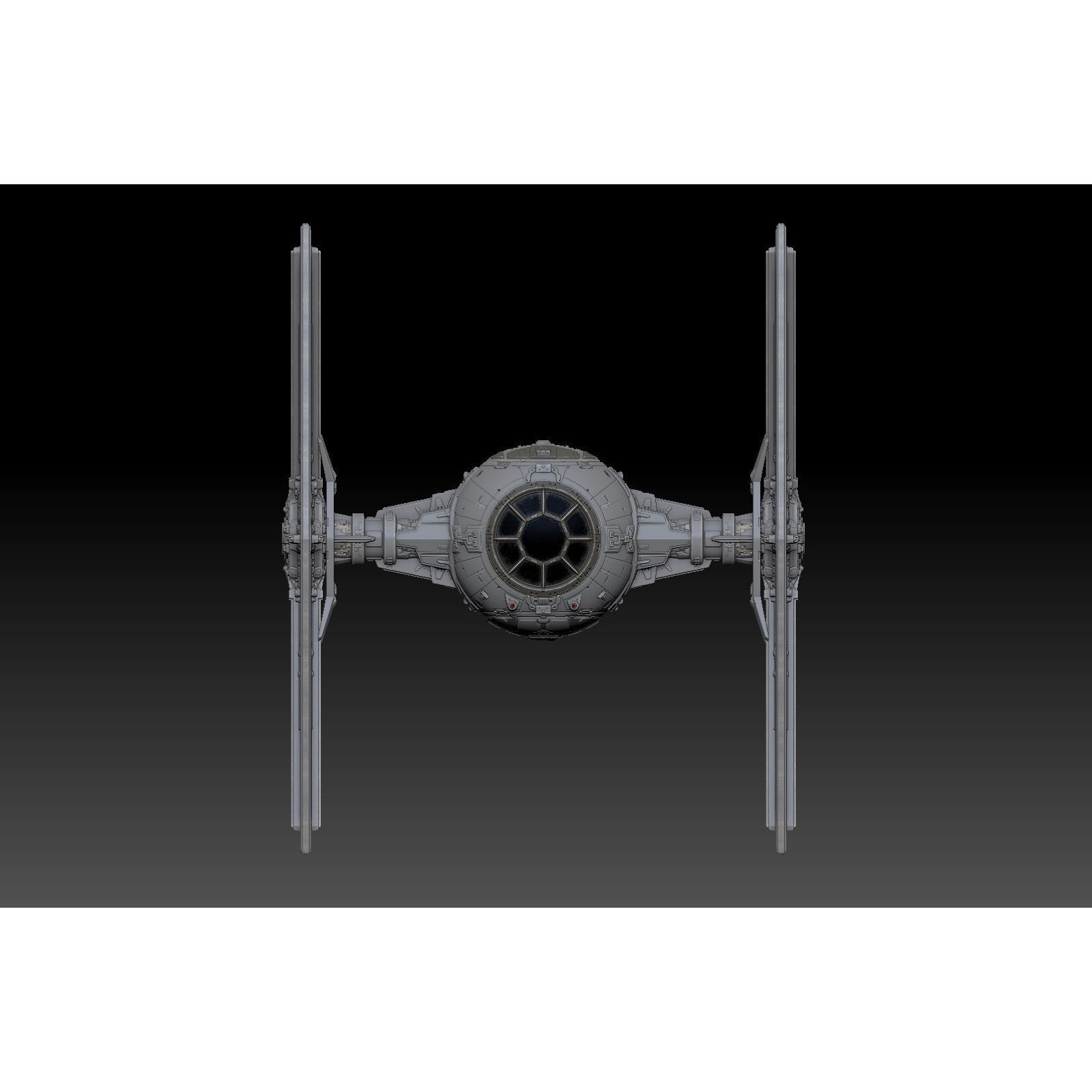 Tie Fighter - PBR Game-Ready 3D Model - View 8