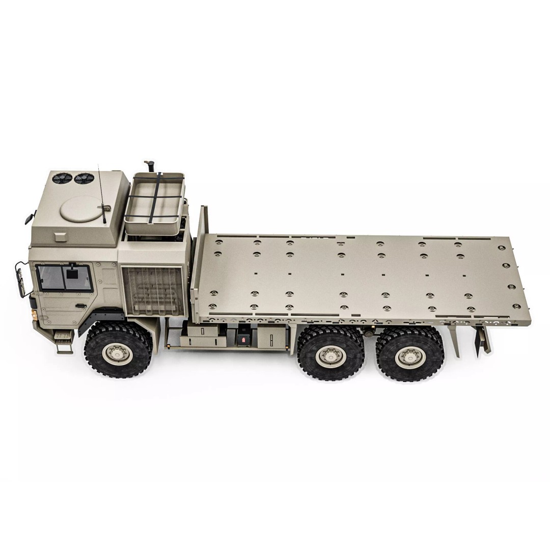 MAN HX61 6x6 Military Truck 3D Model – High Poly Game Asset, FBX - View 11