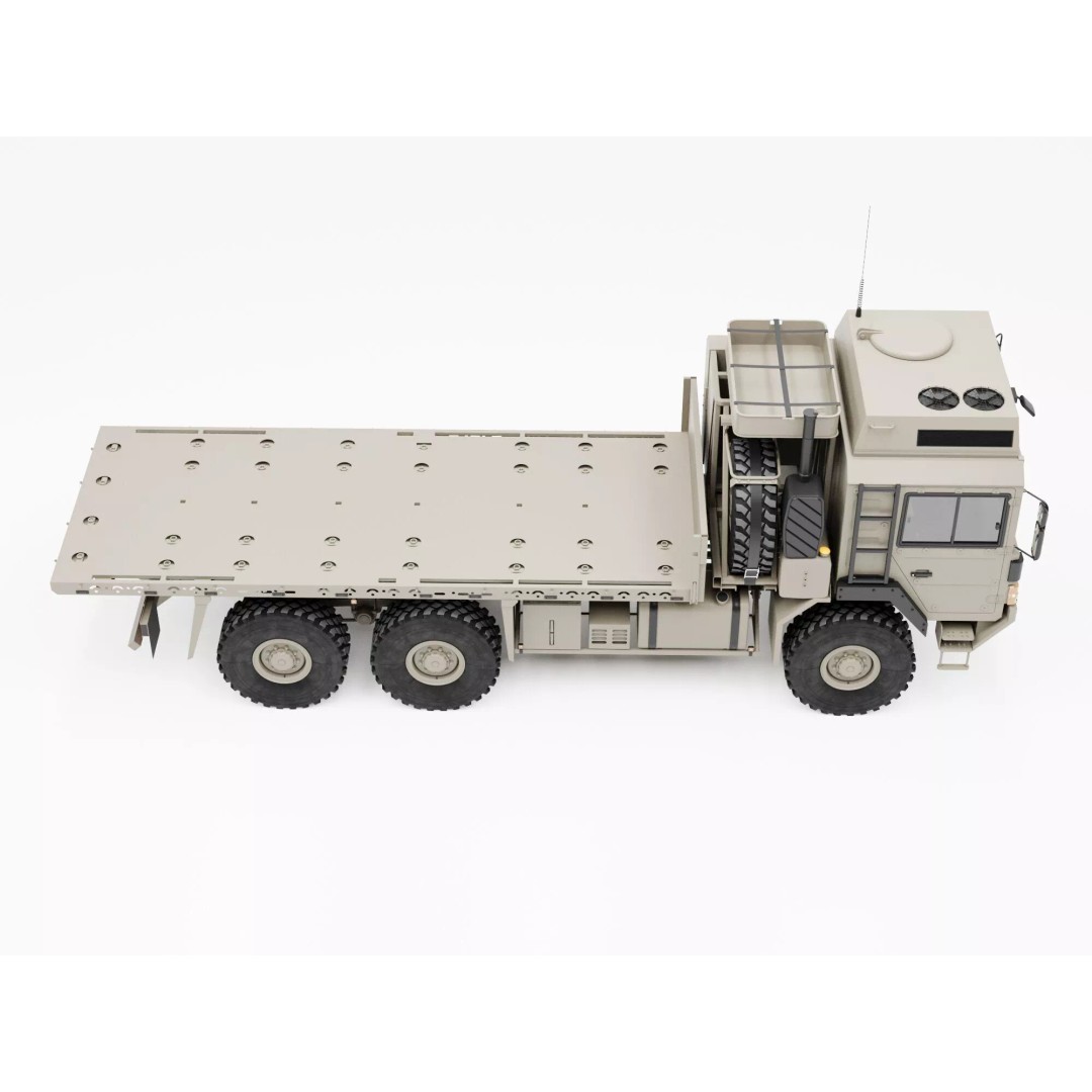MAN HX61 6x6 Military Truck 3D Model – High Poly Game Asset, FBX - View 12