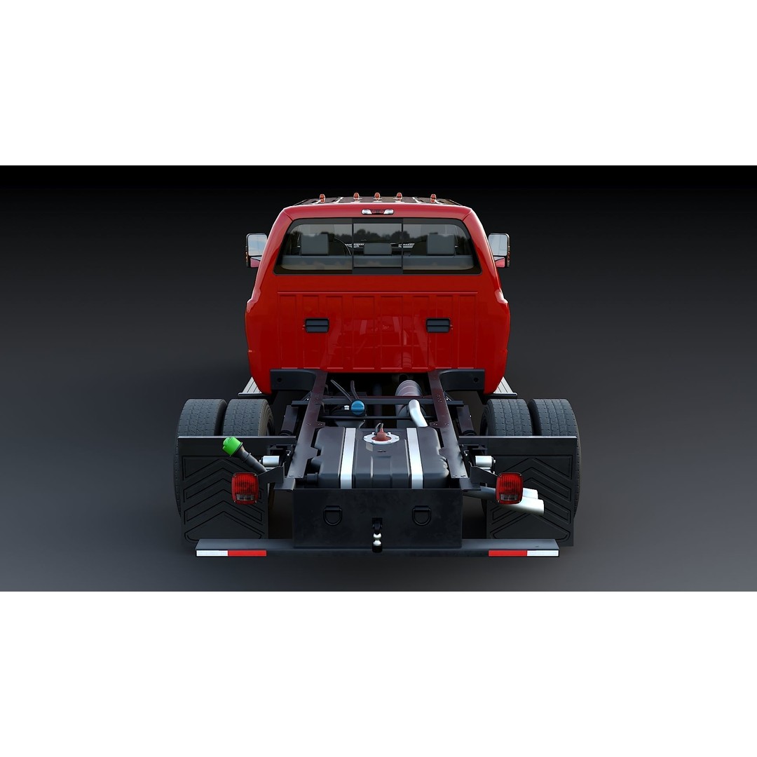 Crew Cabin Truck 3D Model – Low Poly Game Asset, PBR Textures, FBX - View 20
