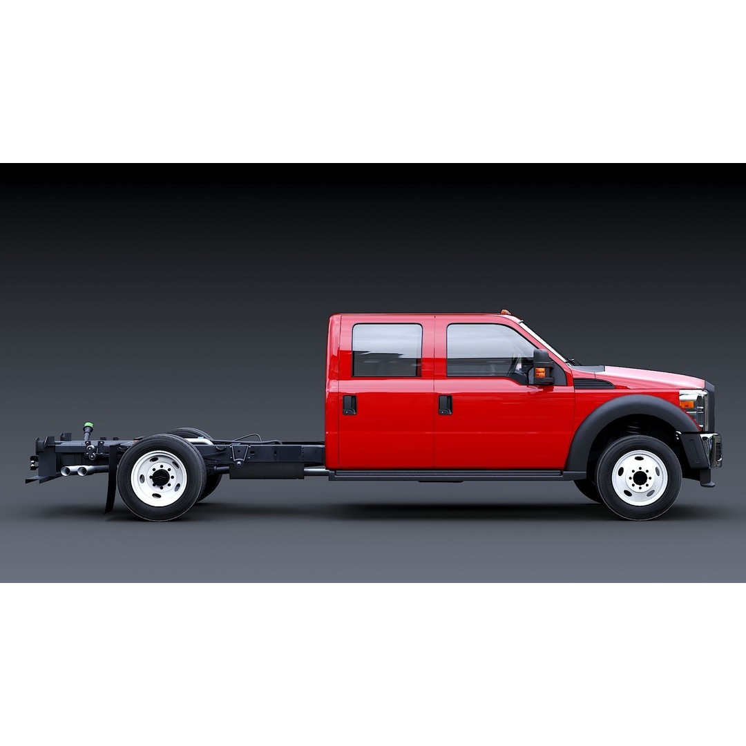Crew Cabin Truck 3D Model – Low Poly Game Asset, PBR Textures, FBX - View 5