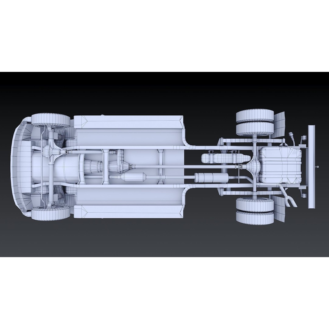 Crew Cabin Truck 3D Model – Low Poly Game Asset, PBR Textures, FBX - View 51