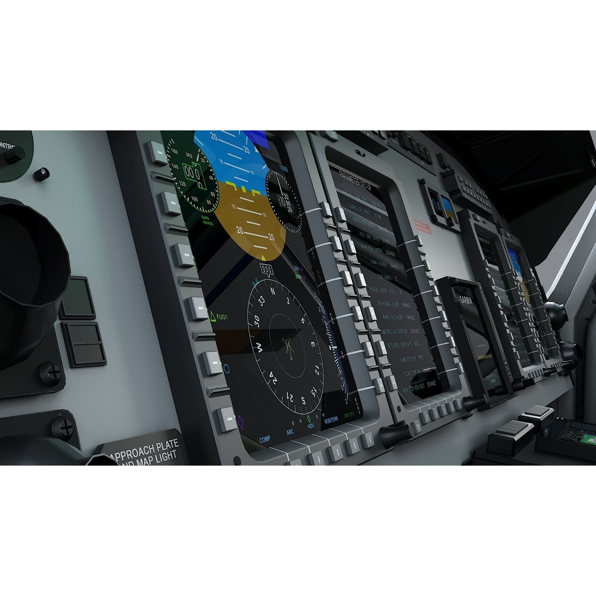 Bell 412 LAFD - Low-Poly Game-Ready 3D Model - View 16