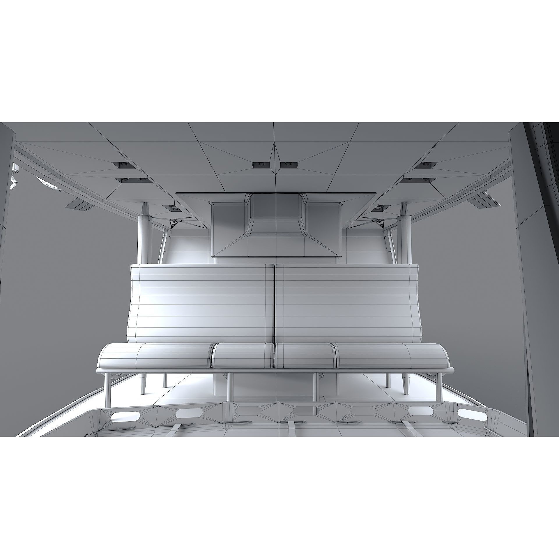 Bell 412 LAFD - Low-Poly Game-Ready 3D Model - View 41