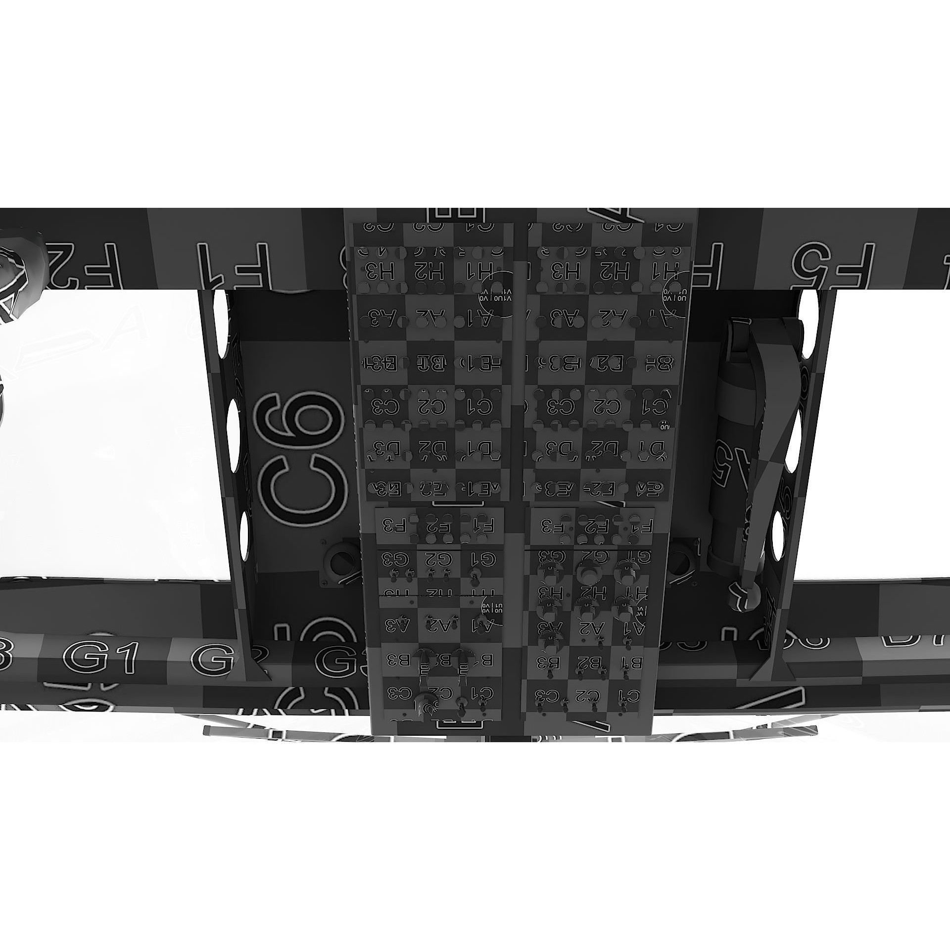 Bell 412 LAFD - Low-Poly Game-Ready 3D Model - View 45