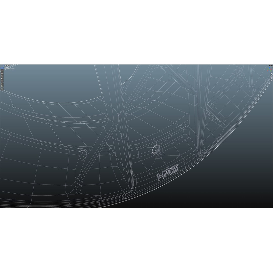 HRE FF10 3D Model – Low Poly Vehicle Wheel, FBX, OBJ, Blender