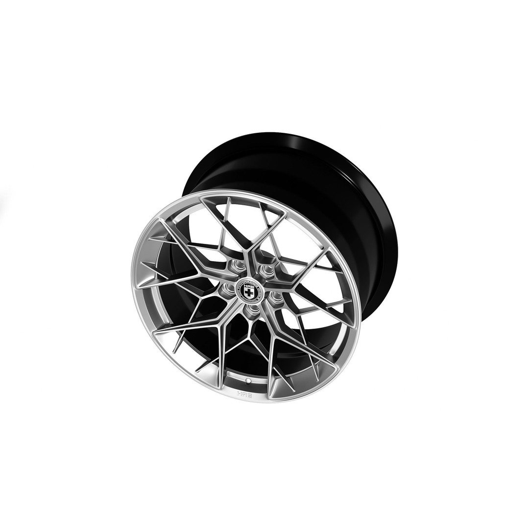 HRE FF10 3D Model – Low Poly Vehicle Wheel, FBX, OBJ, Blender - View 5