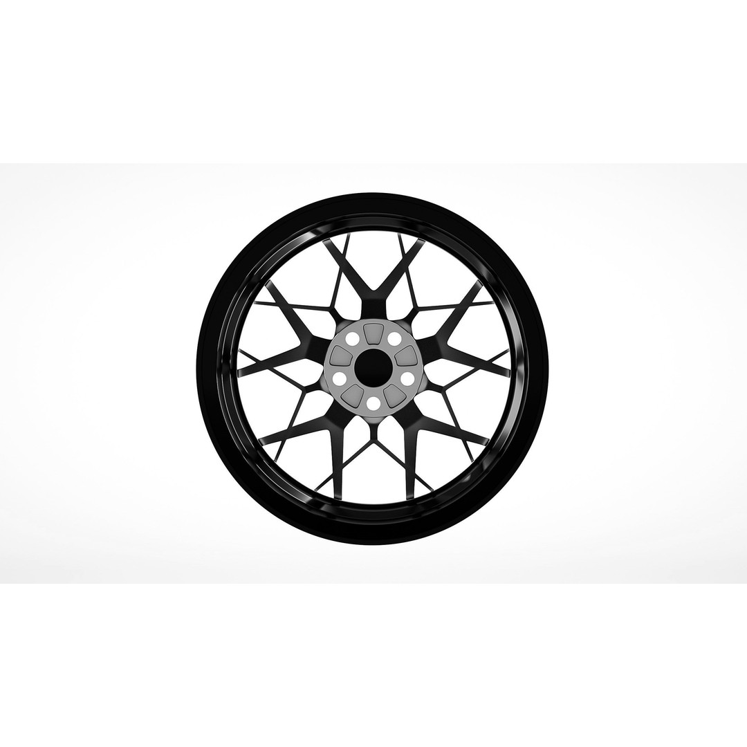 HRE FF10 3D Model – Low Poly Vehicle Wheel, FBX, OBJ, Blender - View 7