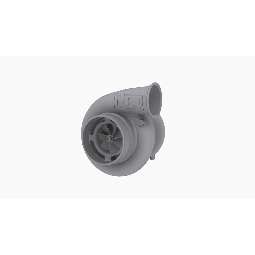 Harts X275 3D Model – Low Poly Turbocharger with PBR Textures - View 10