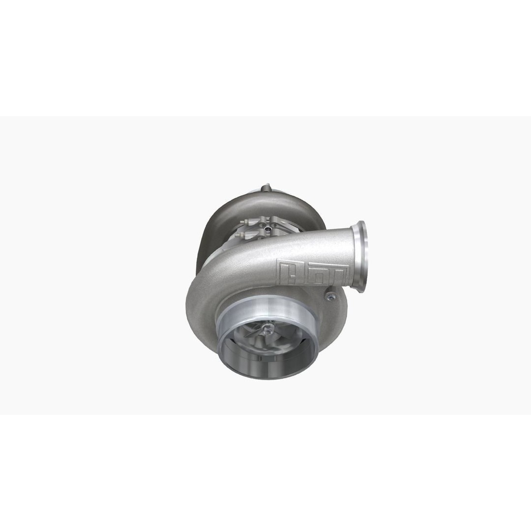 Harts X275 3D Model – Low Poly Turbocharger with PBR Textures - View 3