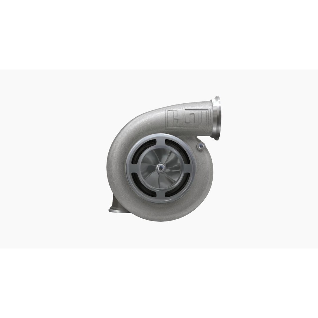 Harts X275 3D Model – Low Poly Turbocharger with PBR Textures - View 6