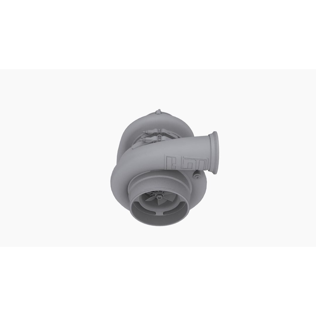 Harts X275 3D Model – Low Poly Turbocharger with PBR Textures - View 9