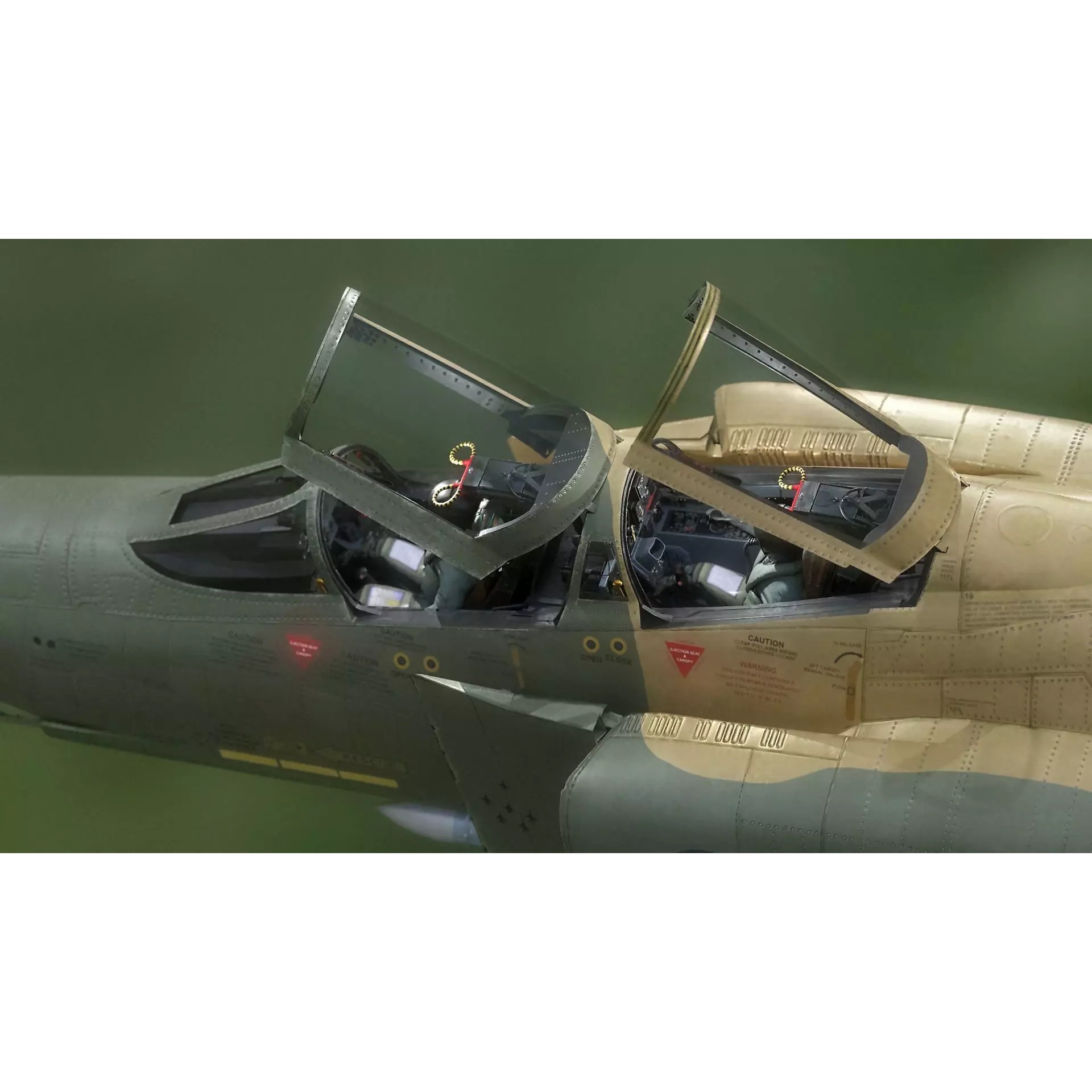 F4 Phantom 2 - Low-Poly Game-Ready 3D Model - View 16