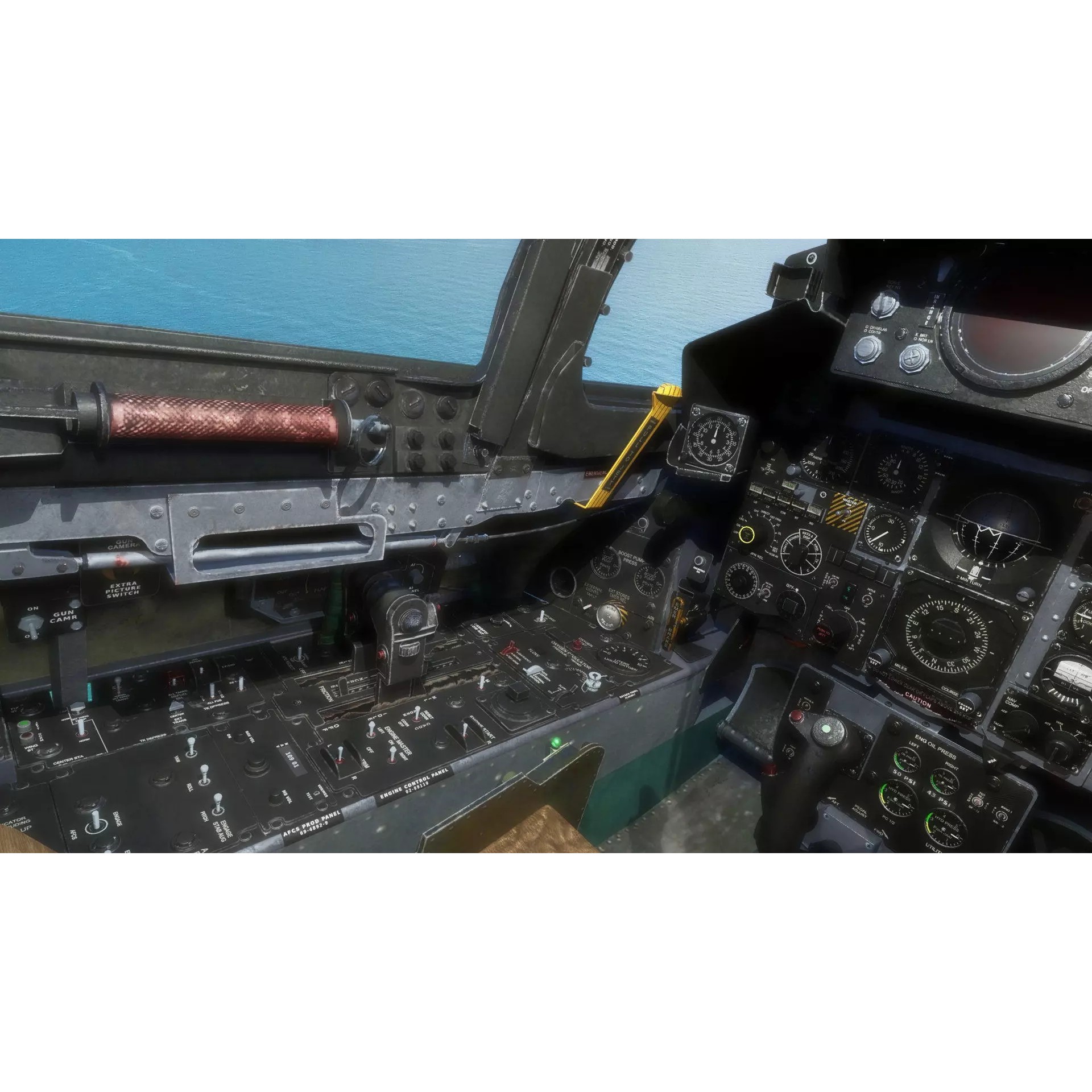 F4 Phantom 2 - Low-Poly Game-Ready 3D Model - View 28