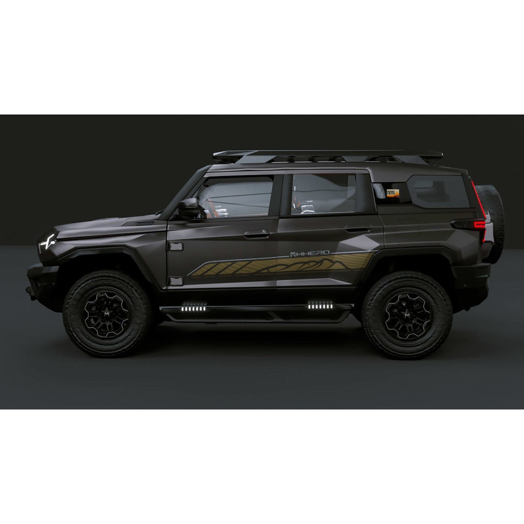 Dongfeng Mengshi M-Hero 2024 3D Model – High Poly Vehicle, FBX, OBJ, Textured - View 10