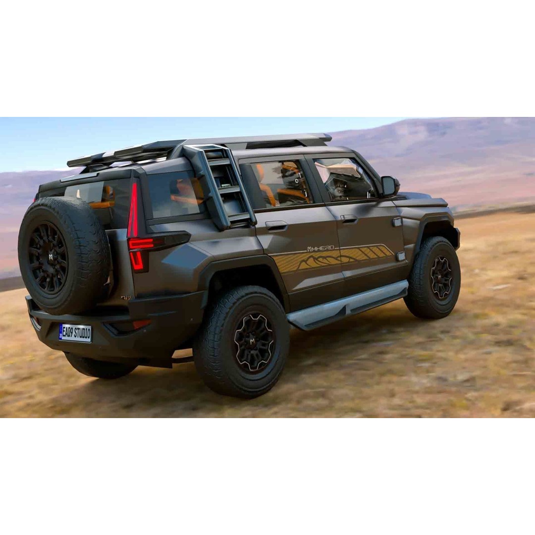 Dongfeng Mengshi M-Hero 2024 3D Model – High Poly Vehicle, FBX, OBJ, Textured - View 4