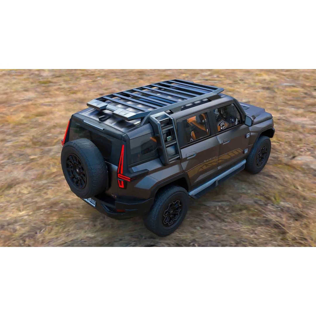 Dongfeng Mengshi M-Hero 2024 3D Model – High Poly Vehicle, FBX, OBJ, Textured - View 5