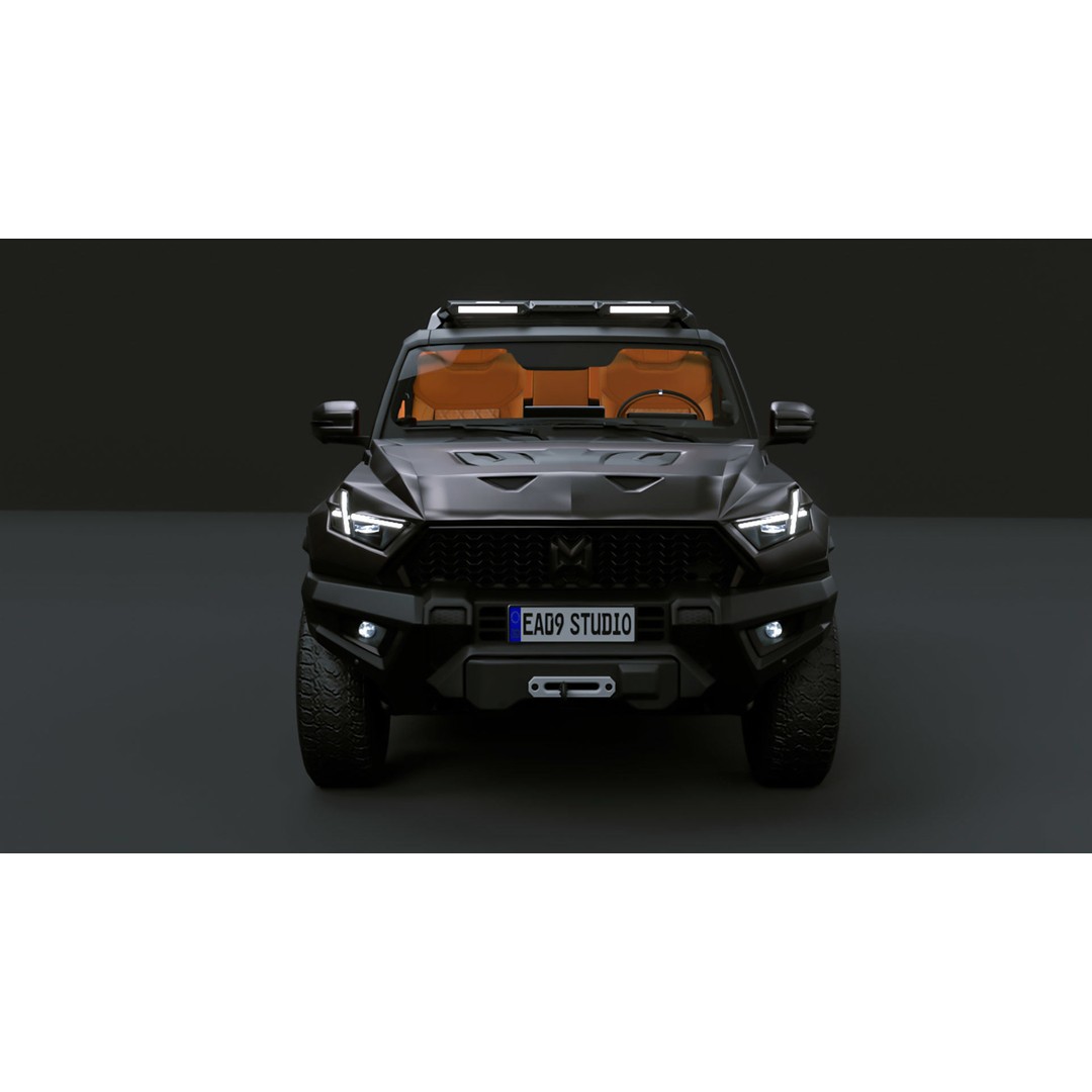 Dongfeng Mengshi M-Hero 2024 3D Model – High Poly Vehicle, FBX, OBJ, Textured - View 8