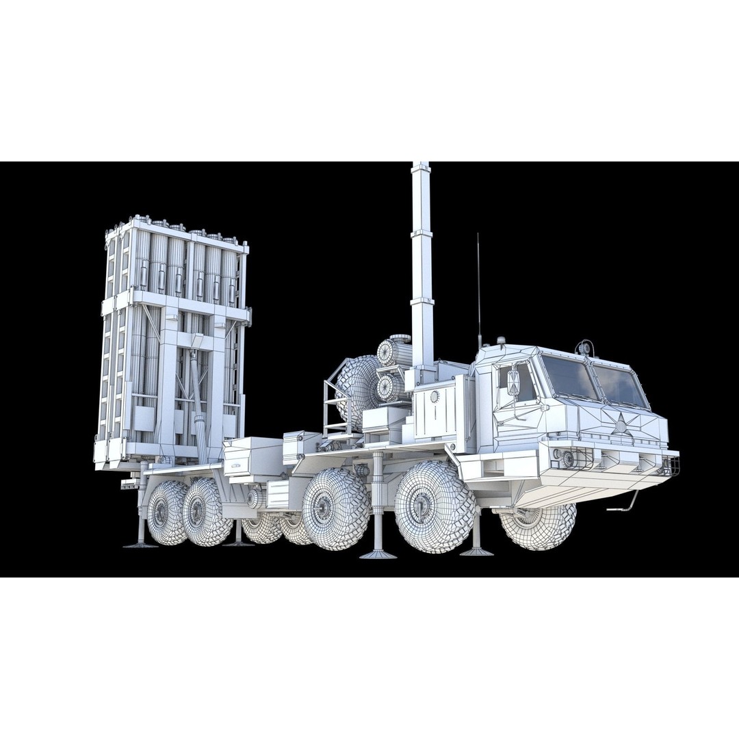 S-350 Vityaz Missile System 3D Model – PBR Military Vehicle, FBX - View 30