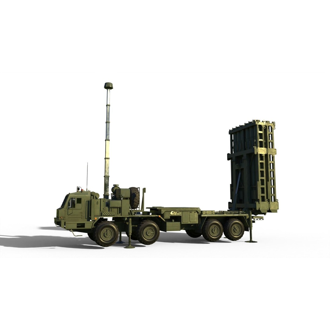 S-350 Vityaz Missile System 3D Model – PBR Military Vehicle, FBX - View 8
