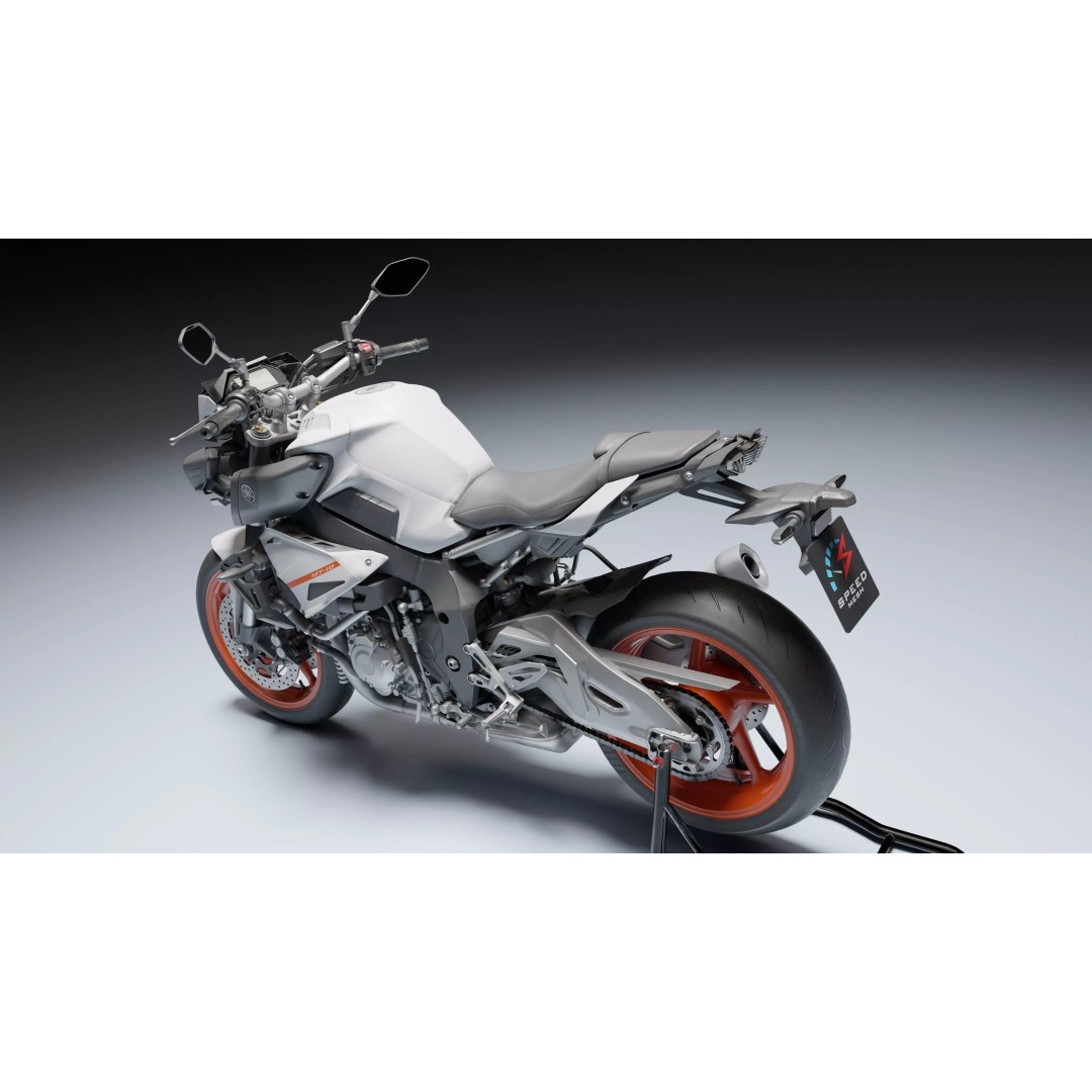 Yamaha MT-10 SP 2020 3D Model – Low Poly Rigged Game Asset, Blender - View 10