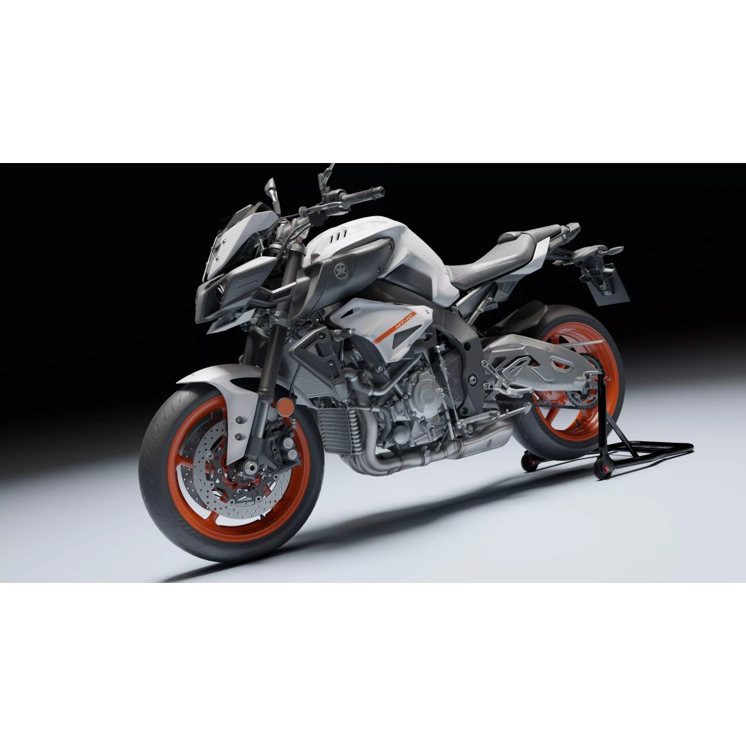 Yamaha MT-10 SP 2020 3D Model – Low Poly Rigged Game Asset, Blender - View 11