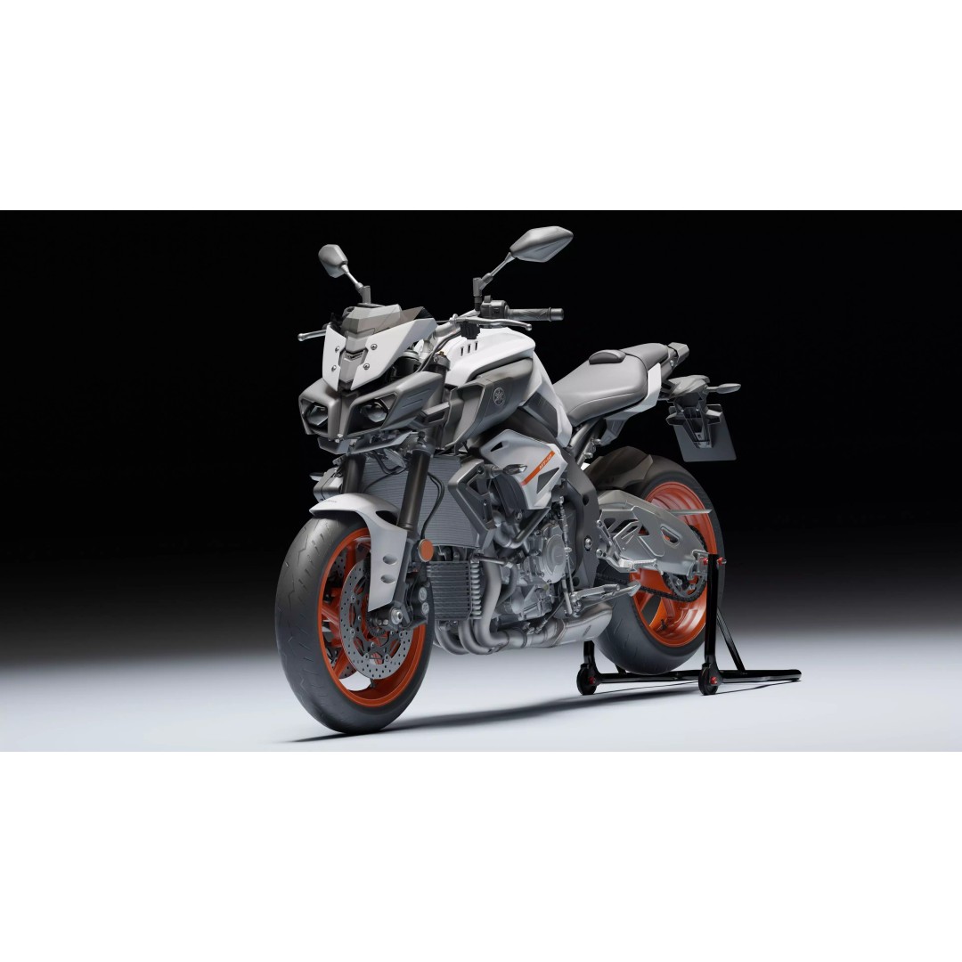 Yamaha MT-10 SP 2020 3D Model – Low Poly Rigged Game Asset, Blender - View 12