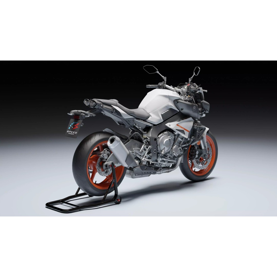 Yamaha MT-10 SP 2020 3D Model – Low Poly Rigged Game Asset, Blender - View 14