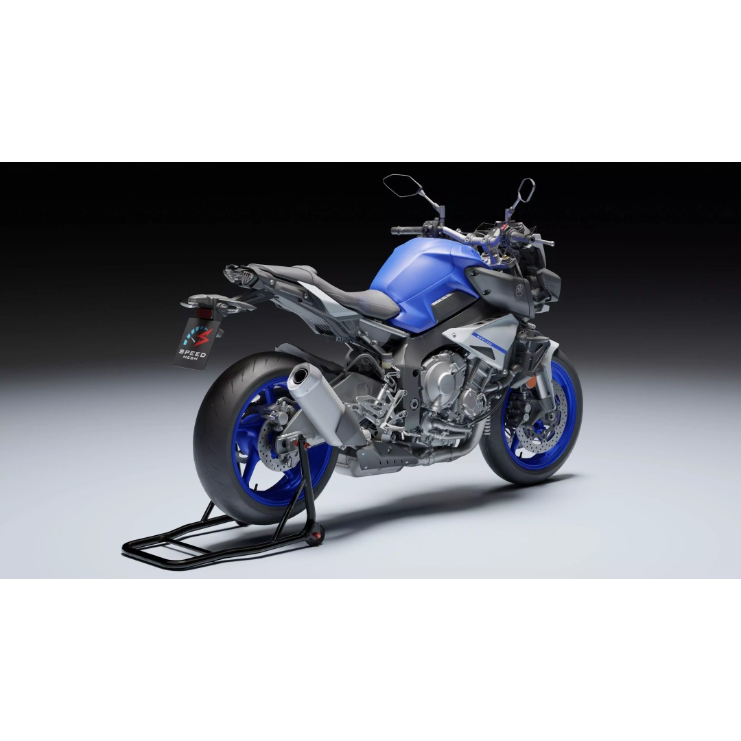 Yamaha MT-10 SP 2020 3D Model – Low Poly Rigged Game Asset, Blender - View 15