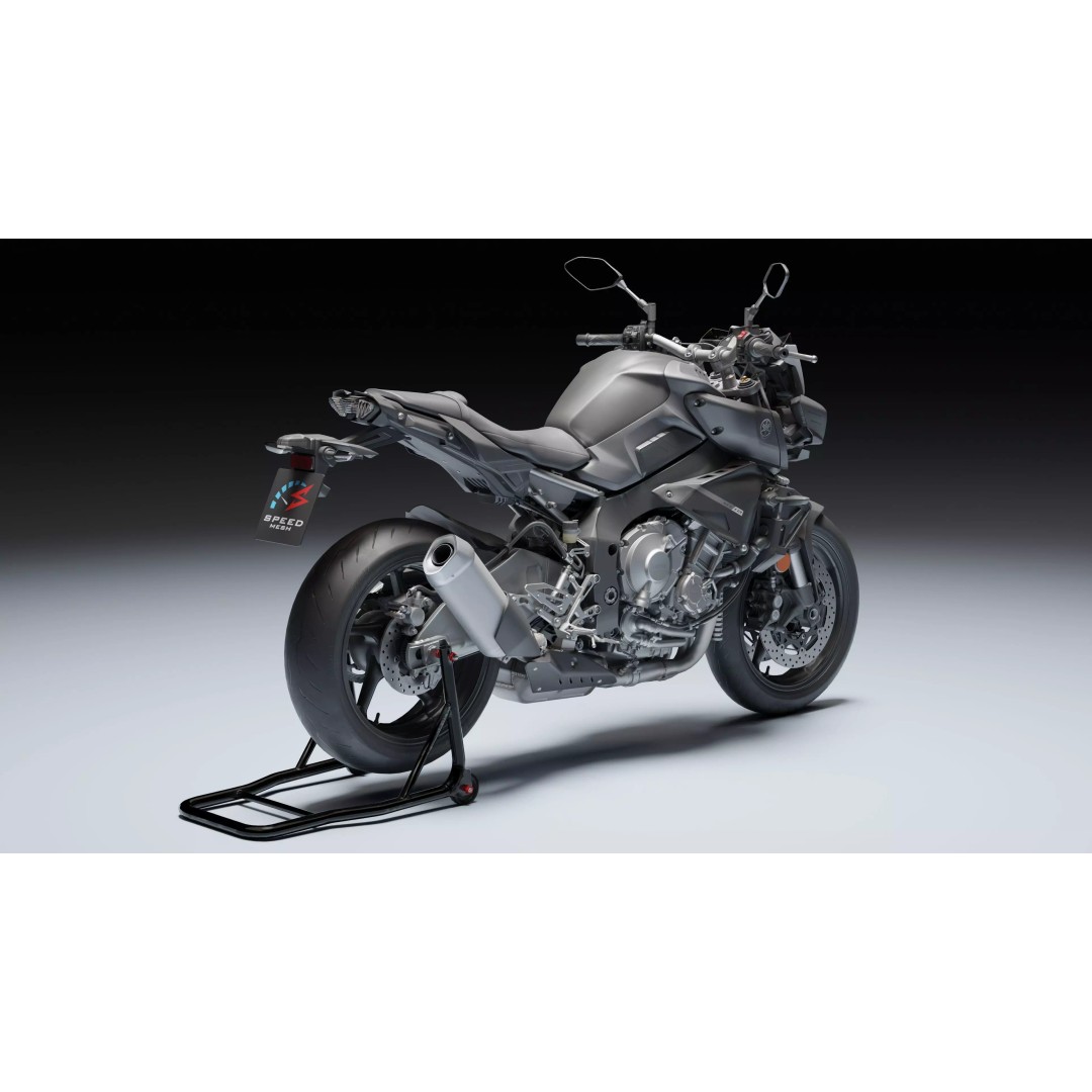 Yamaha MT-10 SP 2020 3D Model – Low Poly Rigged Game Asset, Blender - View 16