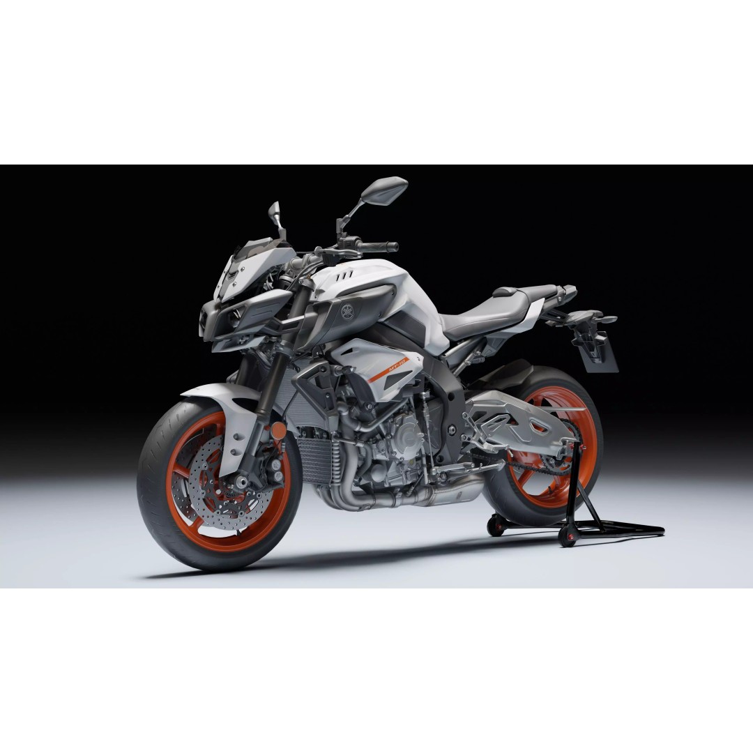 Yamaha MT-10 SP 2020 3D Model – Low Poly Rigged Game Asset, Blender - View 2