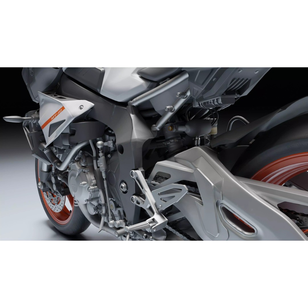 Yamaha MT-10 SP 2020 3D Model – Low Poly Rigged Game Asset, Blender - View 27