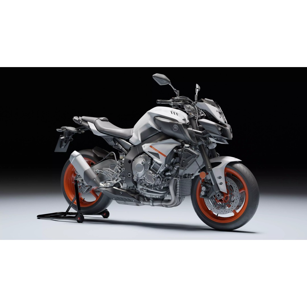 Yamaha MT-10 SP 2020 3D Model – Low Poly Rigged Game Asset, Blender - View 5