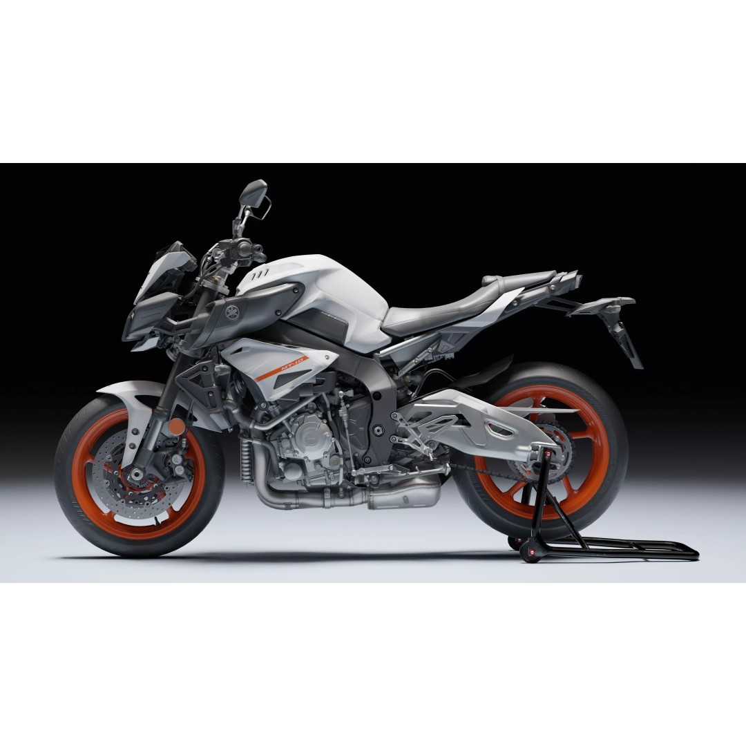 Yamaha MT-10 SP 2020 3D Model – Low Poly Rigged Game Asset, Blender - View 9
