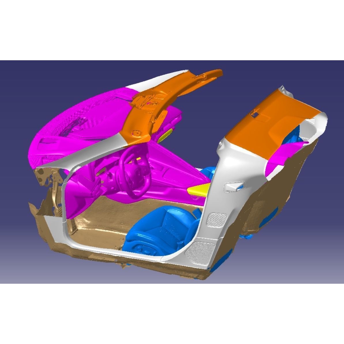 Chevrolet Corvette Premium 3LT 2020 - Scanned 3D Model - View 15