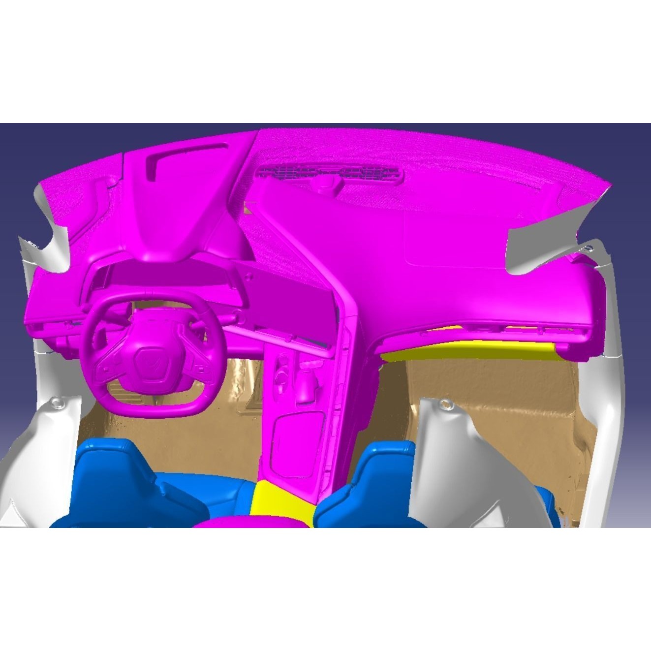 Chevrolet Corvette Premium 3LT 2020 - Scanned 3D Model - View 16