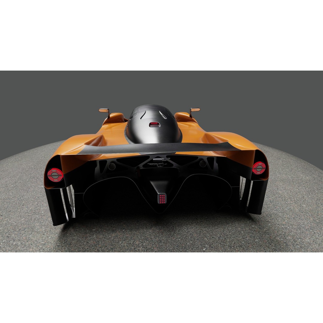Adamastor Furia 3D Model – Low Poly Racing Car, Game Ready, FBX - View 10